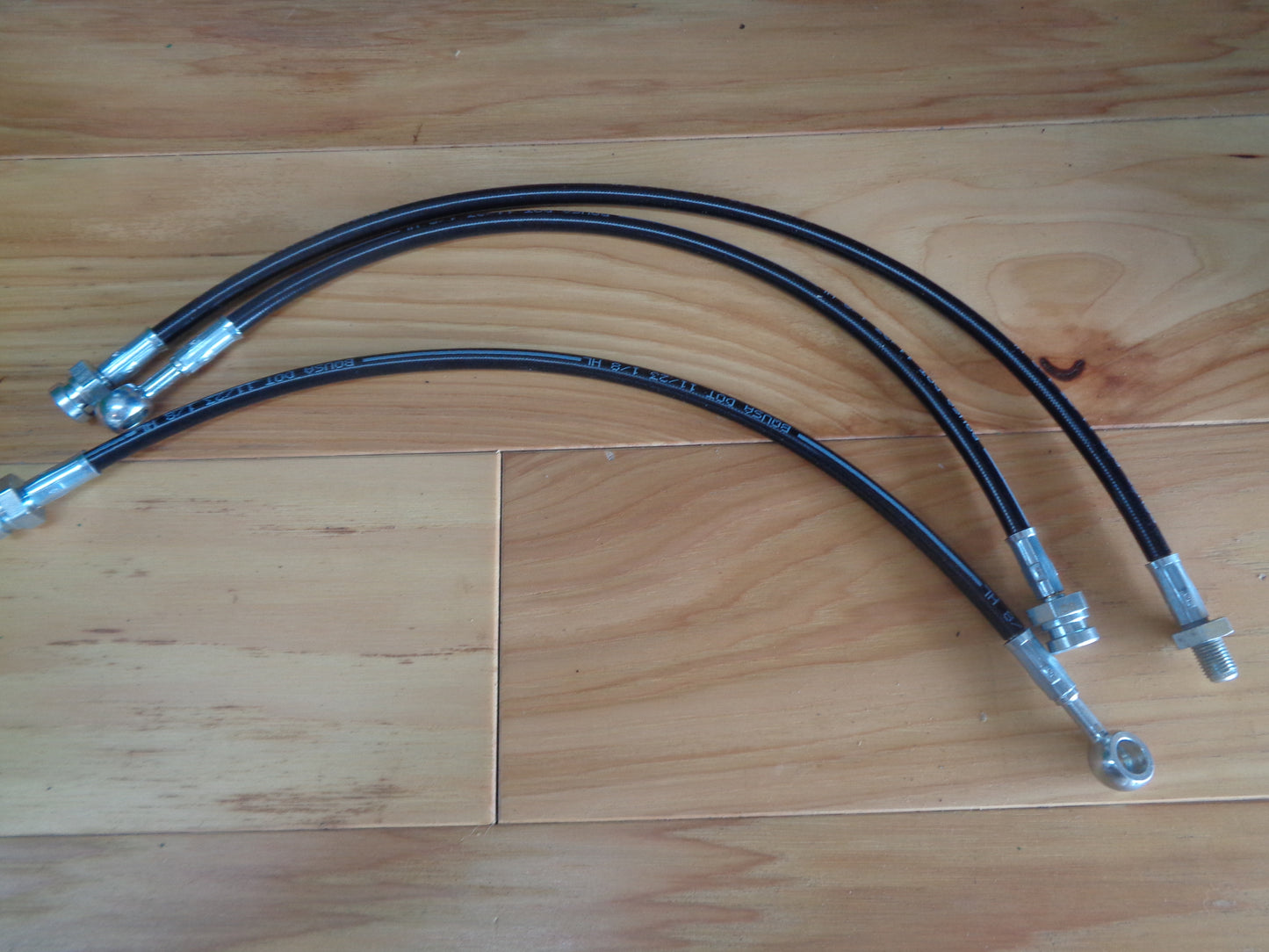 2 Front Braided Brake Hose's
(3 Shown)