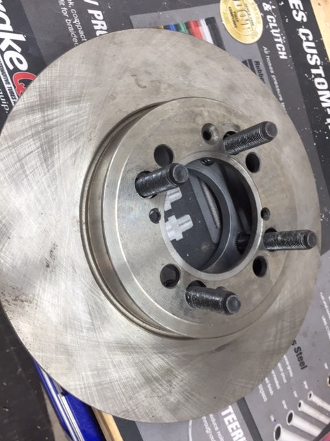 Rotor Installed over stud Plate